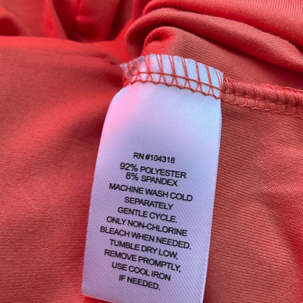 Derek Heart Orange Tiered Skirt - NWT - Picture 3 of 4